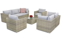 Venice Coffee 7 Tuinpunt technorattan tuinmeubelen grijs