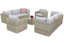 Venice Coffee 8 Tuinpunt grijs technorattan tuinmeubelen