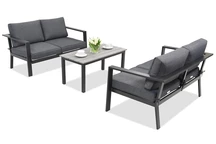Aluminium tuinmeubelen Sydney Coffee Comfort 4 Garden Point antraciet