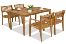 Danang/Timor 4 Garden Point houten meubelen
