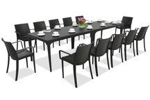 Dining tuinset Oslo/Victoria 12 antraciet Bica