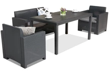 Meuble en rotin Nebraska Apetito Anthracite Bica