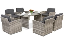 Meubles de jardin Monaco Premium 6 Garden Point gris clair