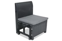 Rallonge de canapé Nebraska anthracite Bica
