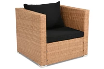 Technorattan fauteuil Roma Garden Point in honingkleur