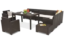 Technorattan meubels Nebraska Comida Max 9 bruin Bica