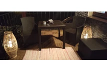 Technorattan meubelset met 3-zitsbank Lido Coffee Box 5 bruin Bica met commode
