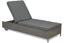 Bain de soleil en technorotin Tobago Garden Point anthracite