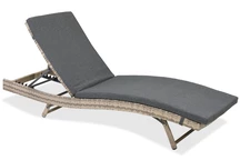 Bain de soleil polyrotin Bermuda Garden Point gris