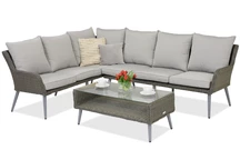 Bilbao Hoek Tuinpunt tuinmeubelen grijs