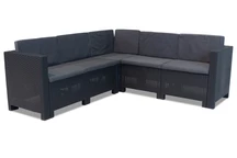 Colorado Corner Bica anthracite techno rotin coin