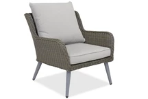 Fauteuil van technorattan Bilbao Garden Point grijs - set van 2 stuks