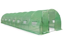 Folie tunnel met metalen frame 3x10m Garden Point groen met deur