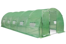 Folie tunnel met metalen frame 3x8m Garden Point groen met deur