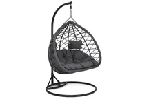 Fauteuil suspendu pour le jardin El Salvador avec un cadre Garden Point anthracite