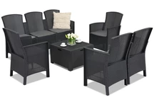 Lido Coffee Box 7 antraciet Bica technorattan tuinset