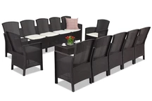 Lido Coffee Max 12 bruin Bica technorattan meubelset