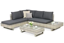 Luxe rotan loungeset Ligurië Garden Point Garden Point antraciet