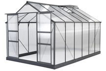 Serre aluminium Azalia 2,5 x 3,7m CoverTech anthracite