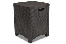 Table en rotin technique marron Lido Storage Bica