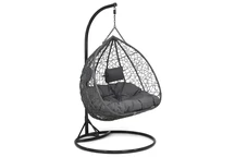 Tuin hangstoel Rosario met frame Garden Point antraciet