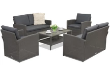 Tuinmeubelen Monaco Coffee 6 Garden Point antraciet