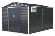 Abri à outils en métal Malmo 2,8 x 3,2 m Store Boss anthracite