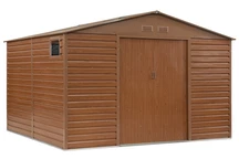 Metalen gereedschapshuis Malmo 3,4 x 3,2 m Winkel Boss bruin