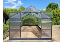 Serre en aluminium Azalia 3,08 x 5,5m CoverTech anthracite