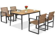 Aluminium meubilair Padua voor 4 personen Garden Point