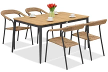 Aluminium meubilair Tarent/Padva voor 4 personen Tuinpunt