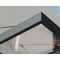Auvent de porte en aluminium Sophia XL 1,4 x 3,8 m Palram - Canopia anthracite
