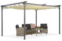 Beige terraspergola La Palma 4x4 Garden Point