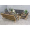 Braga Wood Coffee 8 Garden Point luxe technorattan meubelset