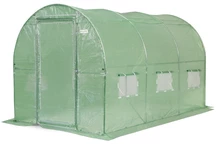 Folie tunnel 2x3m Garden Point groen met deur