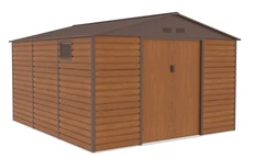 Metalen gereedschapshuis Malmo 3,4 x 3,9 m Winkel Boss bruin