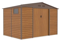Metalen gereedschapshuisje Malmo 2,7 x 1,9 m Store Boss bruin