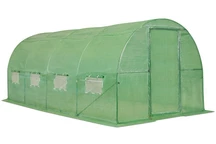 Serra a tunnel 2,5x5m Garden Point verde con porte