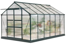 Serre en aluminium Azalia 2,5 x 3,7m CoverTech vert