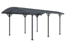 Abri en polycarbonate Minnesota 3 x 5 m CoverTec anthracite