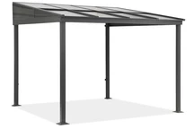 Auvent de terrasse en aluminium 3 x 3 m Tarragona Garden Point anthracite