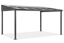 Auvent de terrasse en aluminium 3 x 4 m Tarragona Garden Point anthracite