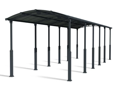 Carport en polycarbonate pour camping car Arcadia Alpine Palram - Canopia 3,6 x 12,7 m (1)