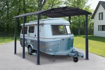 Carport en polycarbonate pour camping car Arcadia Alpine Palram - Canopia 3,6 x 5 m (1)