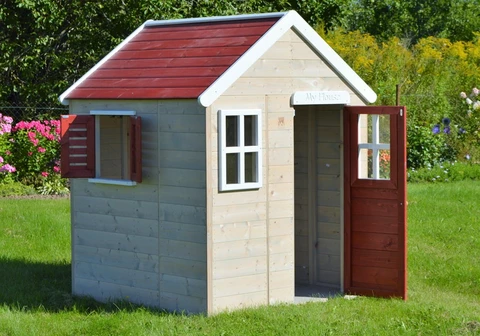 Houten kinderhuisje voor in de tuin Antek