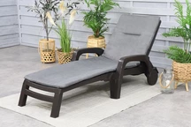 Tuinstoel met kussen Sirmione bruin Bica