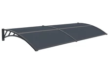 Luifel over deur Tiset 80 x 240cm CoverTech antraciet