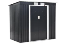 Metalen gereedschapshuis Oklahoma 2 x 1,2 m Winkel Boss antraciet