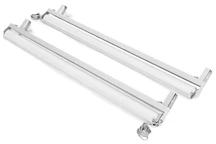 Set witte rolgordijnen voor La Palma zijpergola 4m lang Garden Point