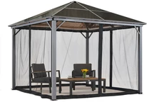 Tuinhuisje Milos 3x3m met klamboe Tuinpunt